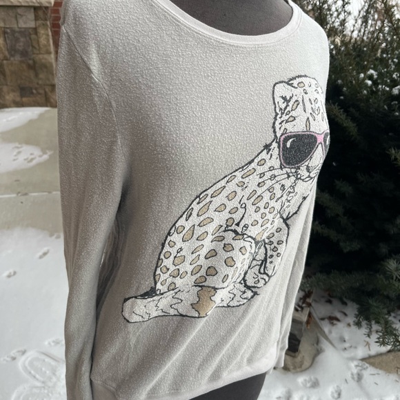 Ladies Wildfox cool cat sweatshirt size medium - Picture 3 of 5